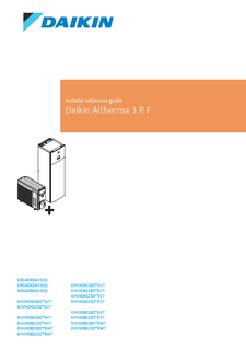 EHVH_X-D3V_6V_9W,ERGA04-08DVA_4PEN618947-1_Installer reference guide_English download